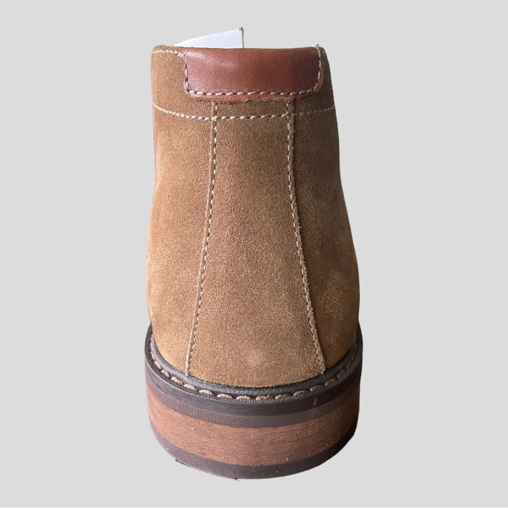New! VIONIC BOWERY CHASE TAN BOOTS SIZE 11.5